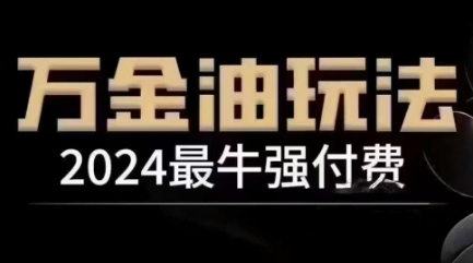2024最牛强付费，万金油强付费玩法，干货满满，全程实操起飞(更新12月)