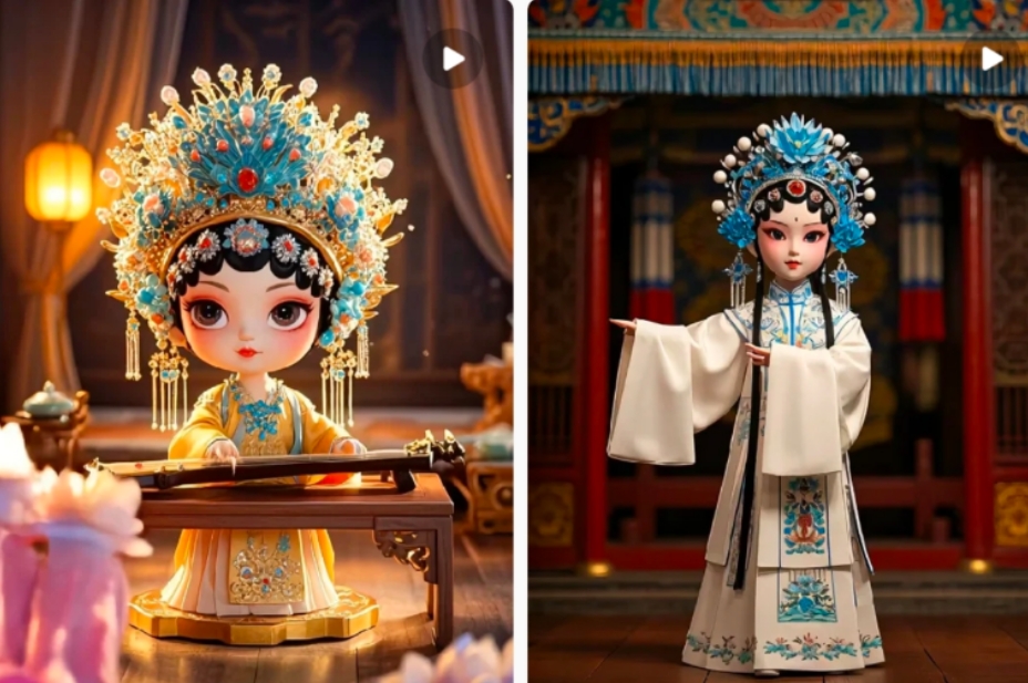 利用AI制做Q版古风娃娃视频，只需三步新手也能做出流量好到爆(附教程+提示…